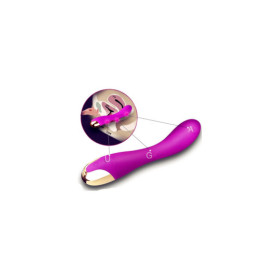 Vibromasseur violet 10 programmes USB 